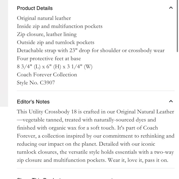 RARE coach utility 18 bag turn lock crossbody green - Picture 10 of 11